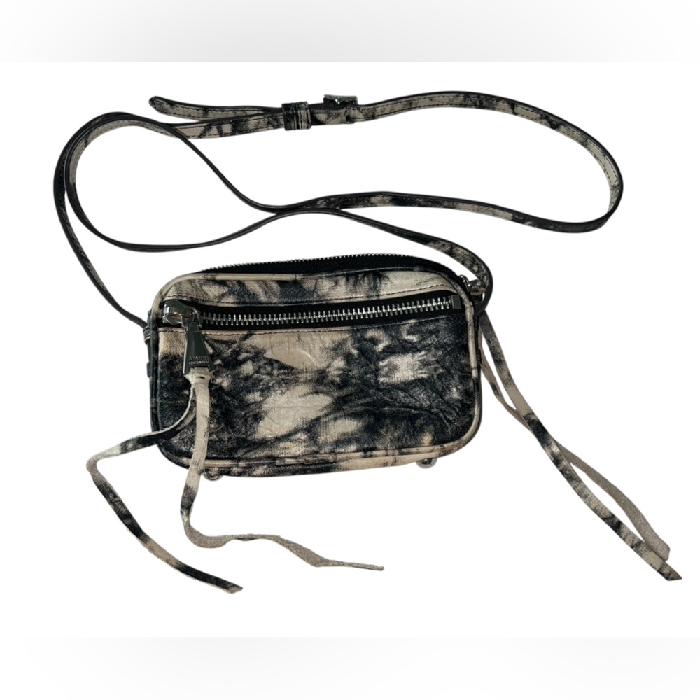 Aimee Kestenberg Tie‑Dye Leather Crossbody Bag – Good Used Condition